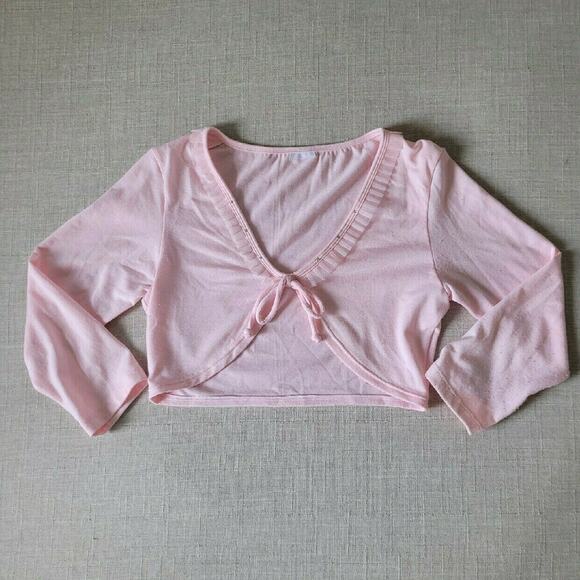 Capezio Pink Ballet Cardigan - Picture 2 of 6